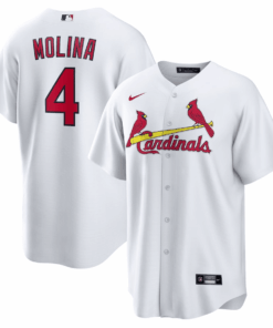 Yadier Molina 4 St. Louis Cardinals Home Men Jersey - White