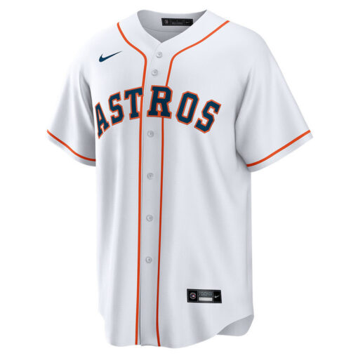 Yainer Diaz 21 Houston Astros Home Men Jersey - White - Image 3