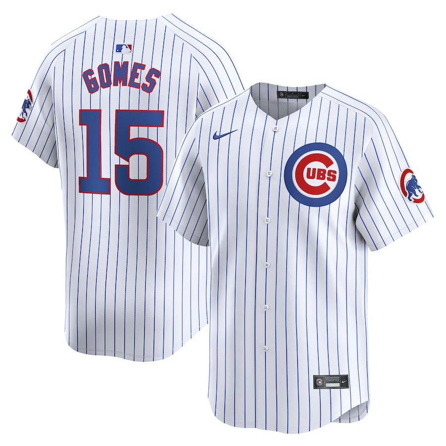 Yan Gomes 15 Chicago Cubs Home Limited Player Men Jersey - White
