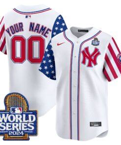 Yankees American Style 2024 World Series Vapor Premier Limited Custom Jersey V2