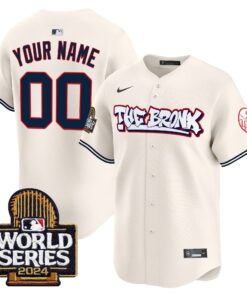 Yankees The Bronx 2024 World Series Vapor Premier Limited Custom Jersey