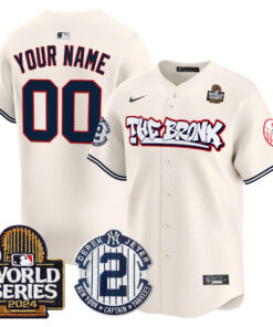 Yankees The Bronx 2024 World Series Vapor Premier Limited Custom Jersey V2