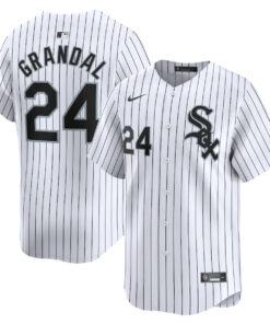 Yasmani Grandal 24 Chicago White Sox Home Limited Player Men Jersey - White