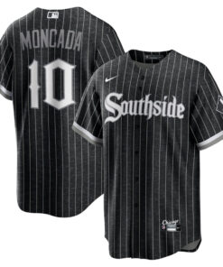 Yoan Moncada 10 Chicago White Sox City Connect Player Men Jersey - Black