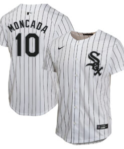Yoan Moncada 10 Chicago White Sox Home Game Player YOUTH Jersey - White