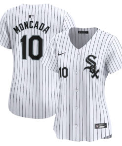 Yoan Moncada 10 Chicago White Sox Home Limited Player Women Jersey - White
