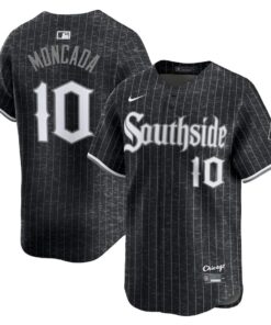 YoÃ¡n Moncada 10 Chicago White Sox City Connect Limited Player Men Jersey - Black