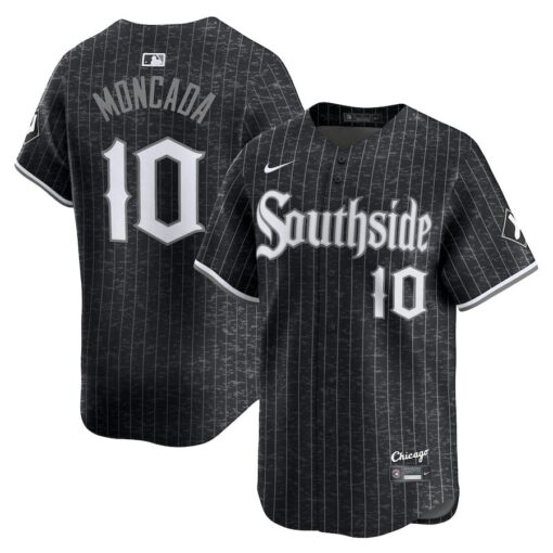 YoÃ¡n Moncada 10 Chicago White Sox City Connect Limited Player Men Jersey - Black