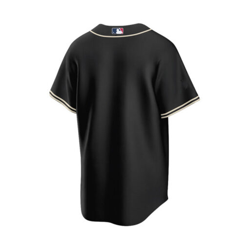 Yordan Alvarez 44 Houston Astros Cactus Jack Men Jersey - Black - Image 3