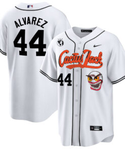 Yordan Alvarez 44 Houston Astros Cactus Jack White Jersey - Men