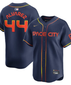 Yordan Alvarez 44 Houston Astros City Connect Limited Men Jersey - Navy