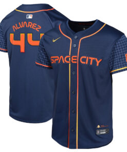 Yordan Alvarez 44 Houston Astros City Connect Limited YOUTH Jersey - Navy