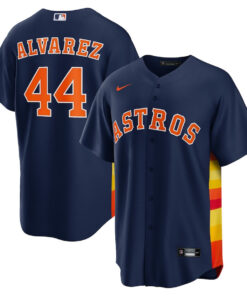 Yordan Ãlvarez 44 Houston Astros Alternate Men Jersey - Navy
