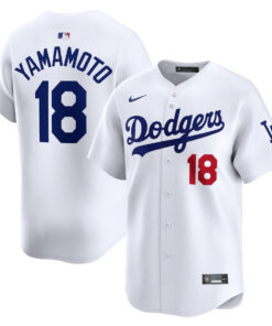 Yoshinobu Yamamoto 18 Los Angeles Dodgers Home Limited Player Men Jersey - White