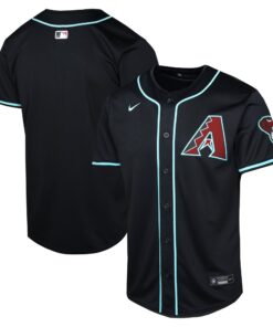 Youth Arizona Diamondbacks Black Alternate Limited Jersey