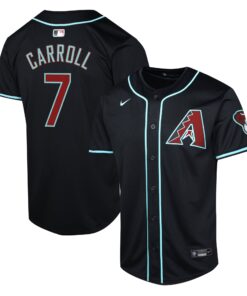 Youth Arizona Diamondbacks Corbin Carroll Black Alternate Limited Player Jersey