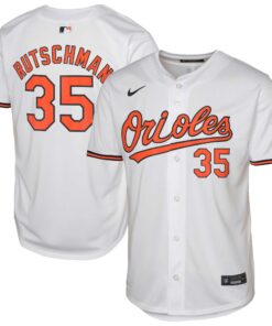 Youth Baltimore Orioles Adley Rutschman White Limited Player Jersey