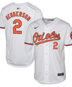 Youth Baltimore Orioles Gunnar Henderson White Home Limited Jersey