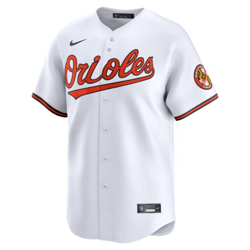 Youth Baltimore Orioles White Home Limited Jersey - Image 2