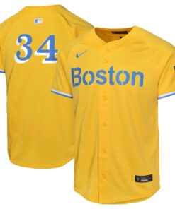 Youth Boston Red Sox David Ortiz Gold City Connect Limited Player Jersey