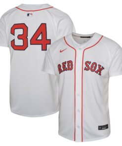 Youth Boston Red Sox David Ortiz White Home Limited Jersey