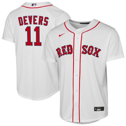 Youth Boston Red Sox Rafael Devers White Home Player Jersey