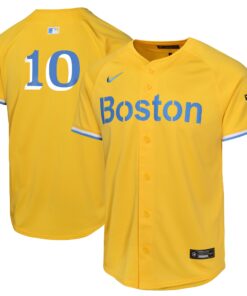 Youth Boston Red Sox Trevor Story Gold City Connect Limited Player Jersey