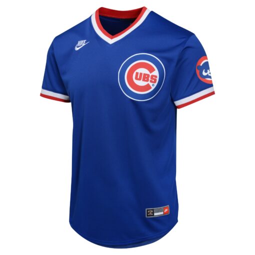 Youth Chicago Cubs Ryne Sandberg Blue Cooperstown Collection Limited Player Jersey - Image 2