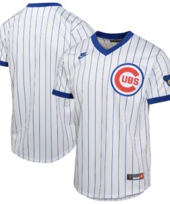Youth Chicago Cubs White Limited Cooperstown Collection Jersey