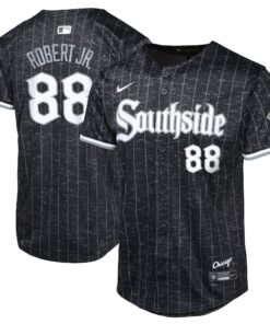 Youth Chicago White Sox Luis Robert Jr. Black City Connect Limited Player Jersey
