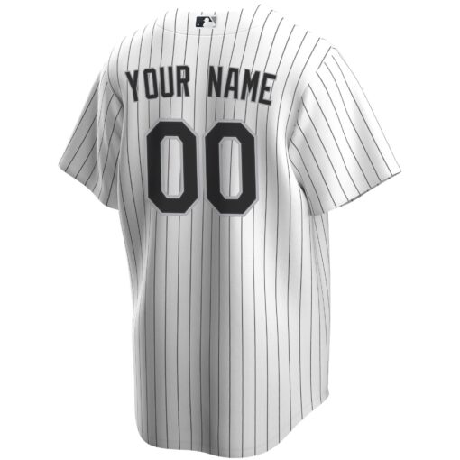 Youth Chicago White Sox White Home Custom Jersey - Image 3