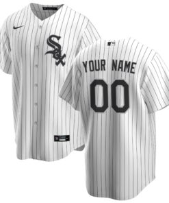 Youth Chicago White Sox White Home Custom Jersey