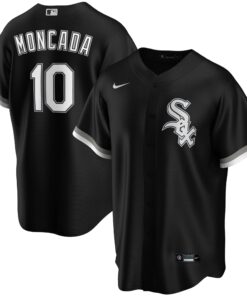 Youth Chicago White Sox Yoan Moncada Black Alternate Player Jersey