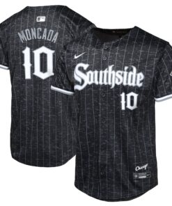 Youth Chicago White Sox Yoan Moncada Black City Connect Limited Player Jersey