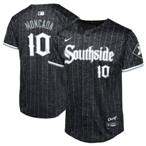 Youth Chicago White Sox Yoan Moncada Black City Connect Limited Player Jersey