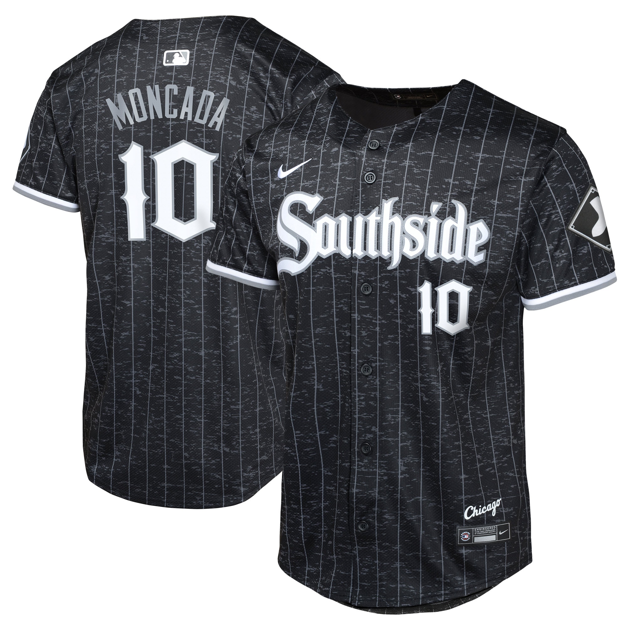 Youth Chicago White Sox Yoan Moncada Black City Connect Limited Player Jersey