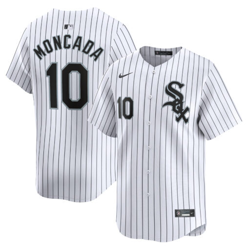 Youth Chicago White Sox Yoan Moncada White Home Limited Player Jersey
