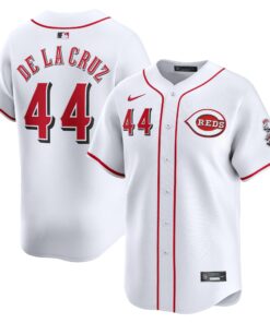 Youth Cincinnati Reds Elly De La Cruz White Home Limited Player Jersey