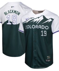 Youth Colorado Rockies Charlie Blackmon Green City Connect Limited Player Jersey