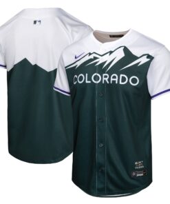 Youth Colorado Rockies Green City Connect Limited Jersey