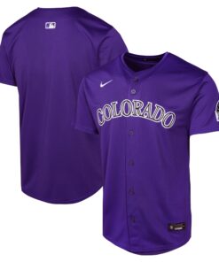 Youth Colorado Rockies Purple Alternate Limited Jersey