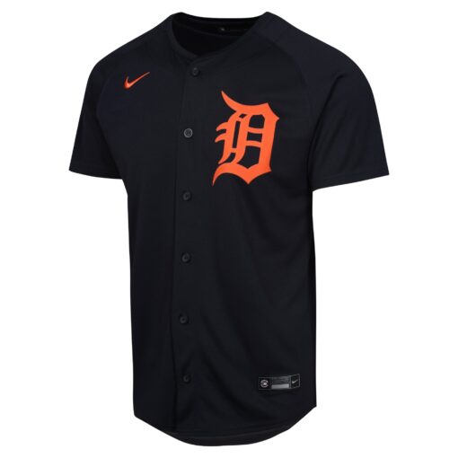 Youth Detroit Tigers Navy Alternate Limited Jersey - Image 2