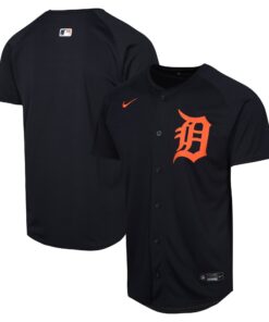 Youth Detroit Tigers Navy Alternate Limited Jersey