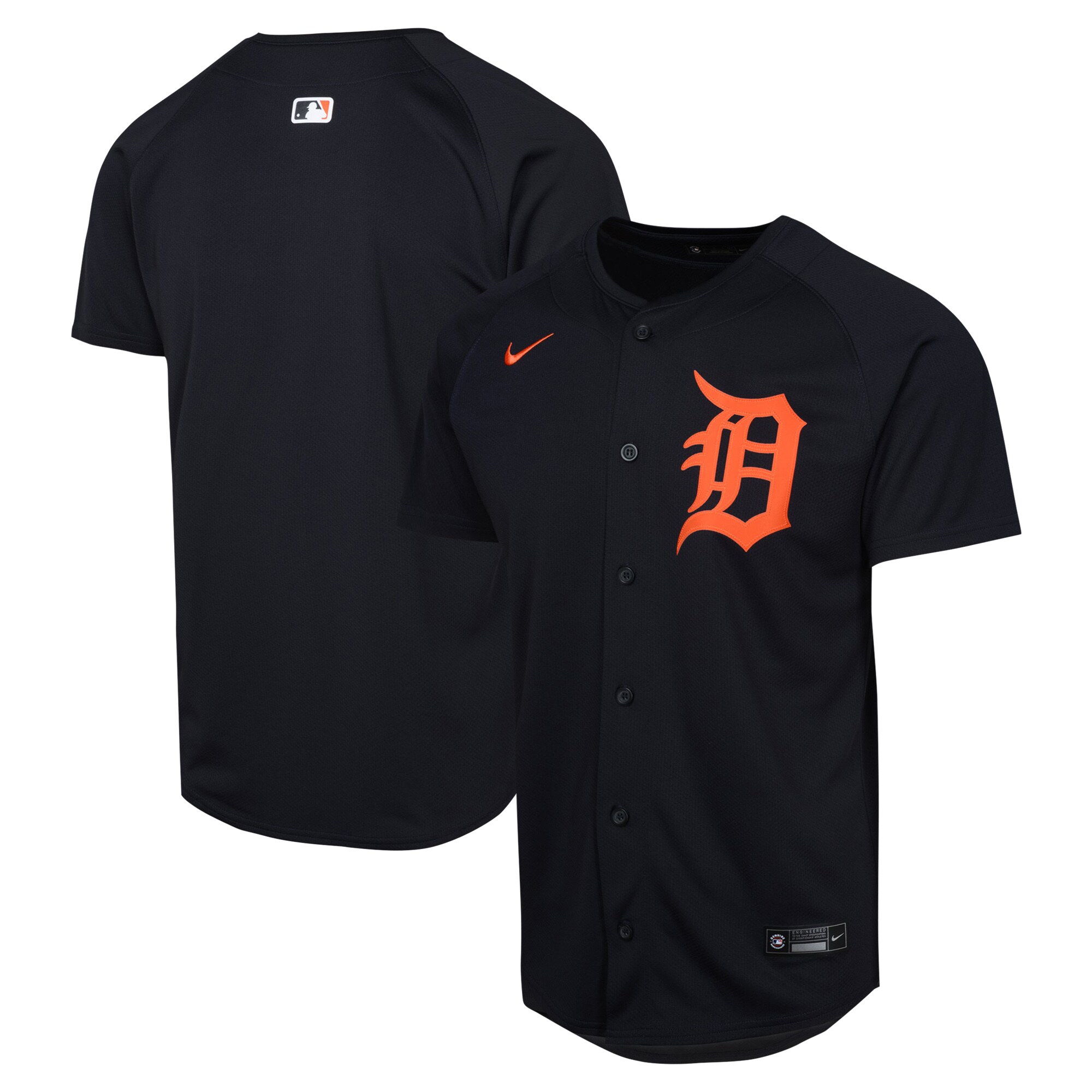 Youth Detroit Tigers Navy Alternate Limited Jersey