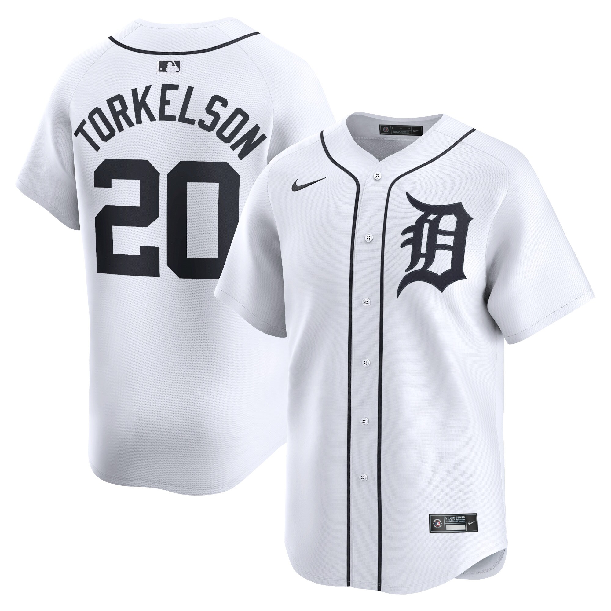 Youth Detroit Tigers Spencer Torkelson White Home Limited Player Jersey