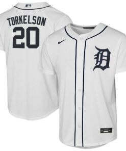 Youth Detroit Tigers Spencer Torkelson White Home Player Jersey