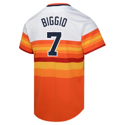 Youth Houston Astros Craig Biggio White Cooperstown Collection Limited Player Jersey - Image 3