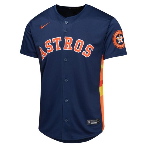 Youth Houston Astros Jose Altuve Navy Alternate Limited Player Jersey - Image 2