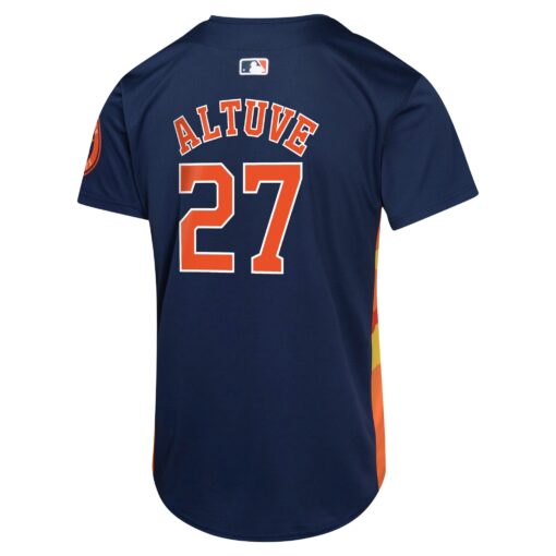 Youth Houston Astros Jose Altuve Navy Alternate Limited Player Jersey - Image 3
