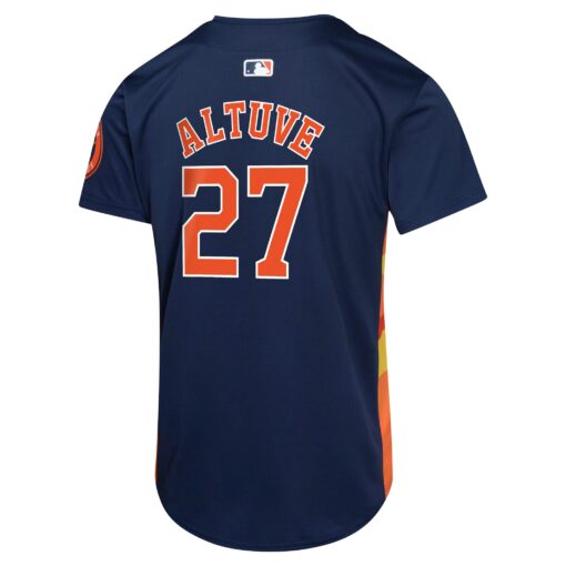Youth Houston Astros Jose Altuve Navy Alternate Limited Player Jersey - Image 3